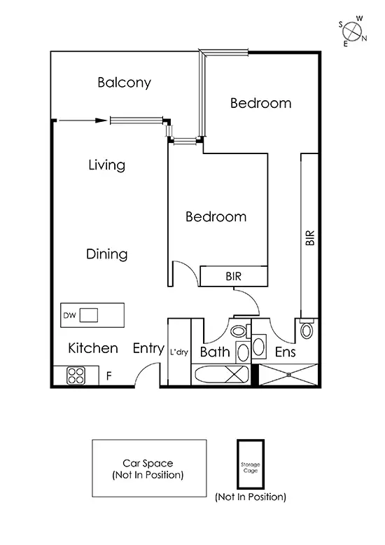 Floorplan of Homely apartment listing, 307/10 Burnley Street, Richmond VIC 3121