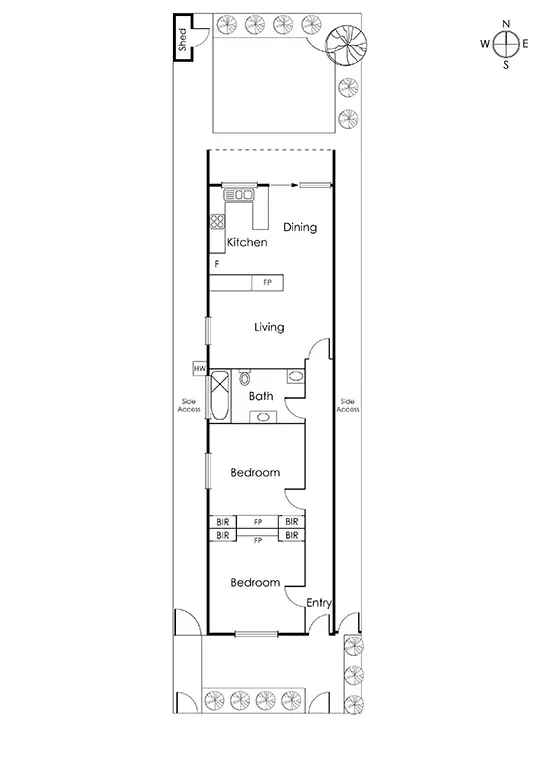 Floorplan of Homely house listing, 71 Egan Street, Richmond VIC 3121