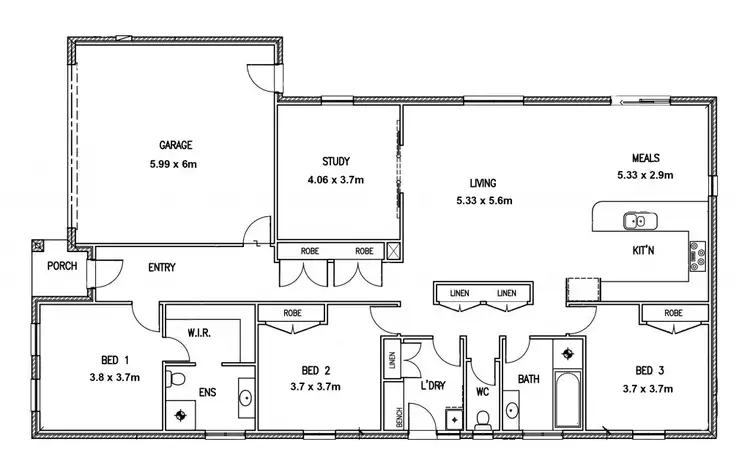 Floorplan of Homely house listing, 80 Moondani Avenue, St Albans VIC 3021