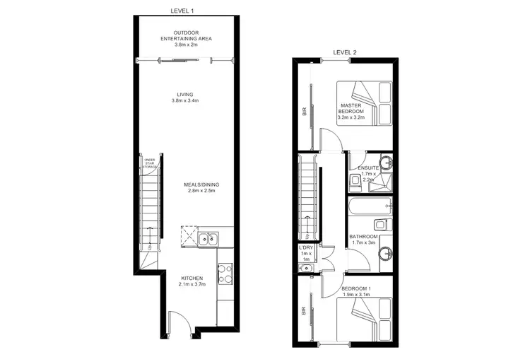 Floorplan of Homely apartment listing, 38/4 Wests Road, Maribyrnong VIC 3032