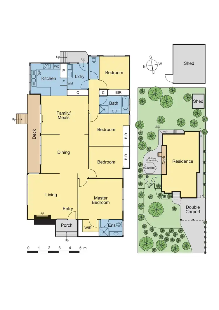 Floorplan of Homely house listing, 42 Calendonia Drive, Eltham North VIC 3095
