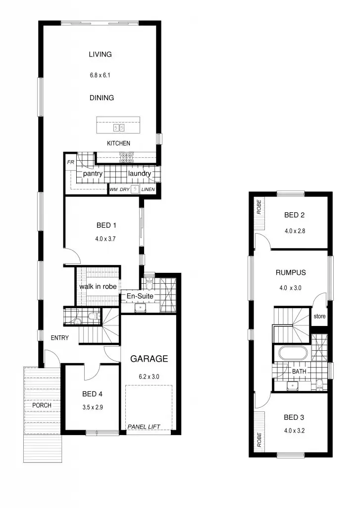 Floorplan of Homely house listing, 3B Courtabie Avenue, Rostrevor SA 5073