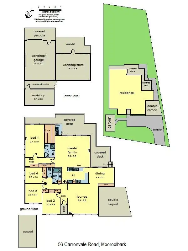 Floorplan of Homely house listing, 56 Carronvale Road, Mooroolbark VIC 3138