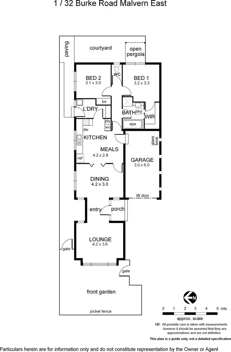 Floorplan of Homely unit listing, 1/32 Burke Road, Malvern East VIC 3145