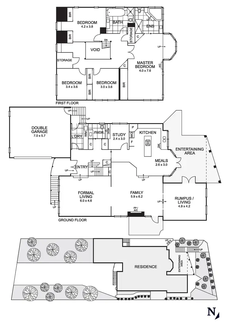 Floorplan of Homely house listing, 17 Virginia Court, Montmorency VIC 3094