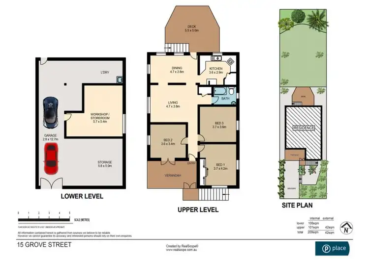 Floorplan of Homely house listing, 15 Grove Street, Albion QLD 4010