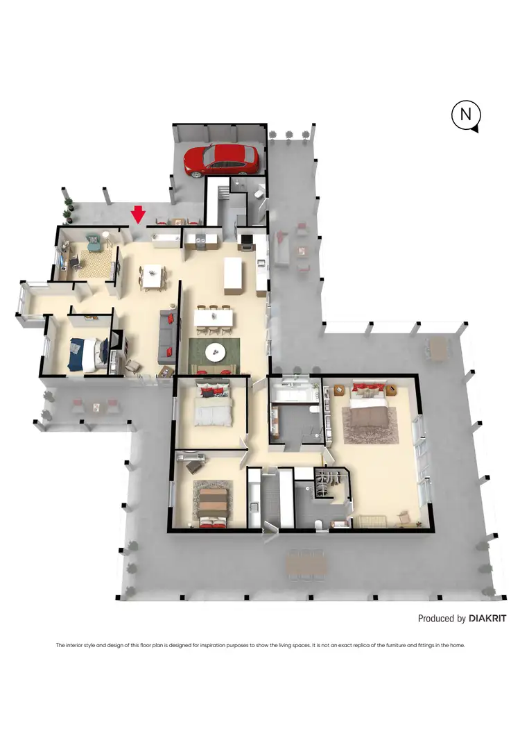 Floorplan of Homely house listing, 251 Potts Road, Skye VIC 3977
