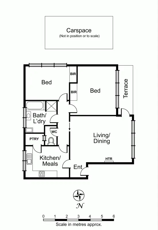 Floorplan of Homely apartment listing, 17/579 Dandenong Road, Armadale VIC 3143