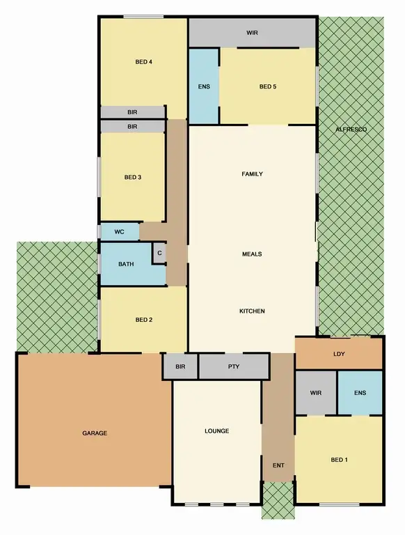 Floorplan of Homely house listing, 3 Ovens Circuit, Whittlesea VIC 3757