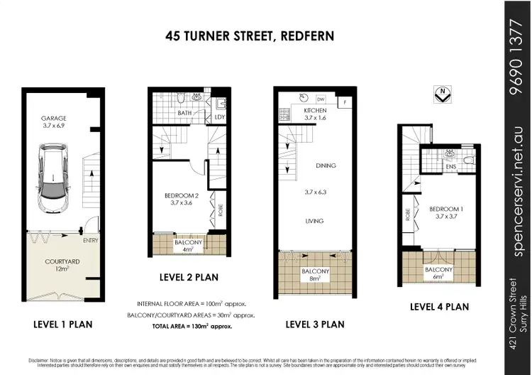 Floorplan of Homely apartment listing, 45 Turner Street, Redfern NSW 2016
