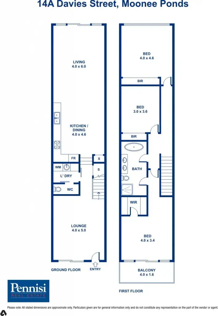 Floorplan of Homely house listing, 14A Davies Street, Moonee Ponds VIC 3039
