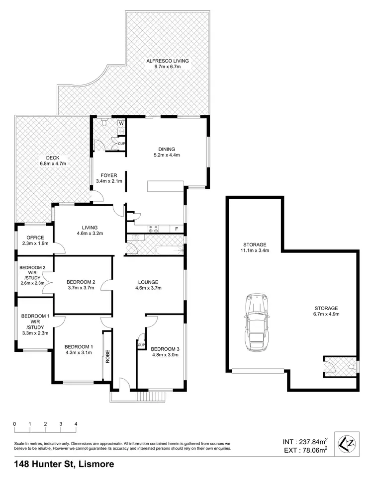 Floorplan of Homely house listing, 148 Hunter Street, Lismore NSW 2480