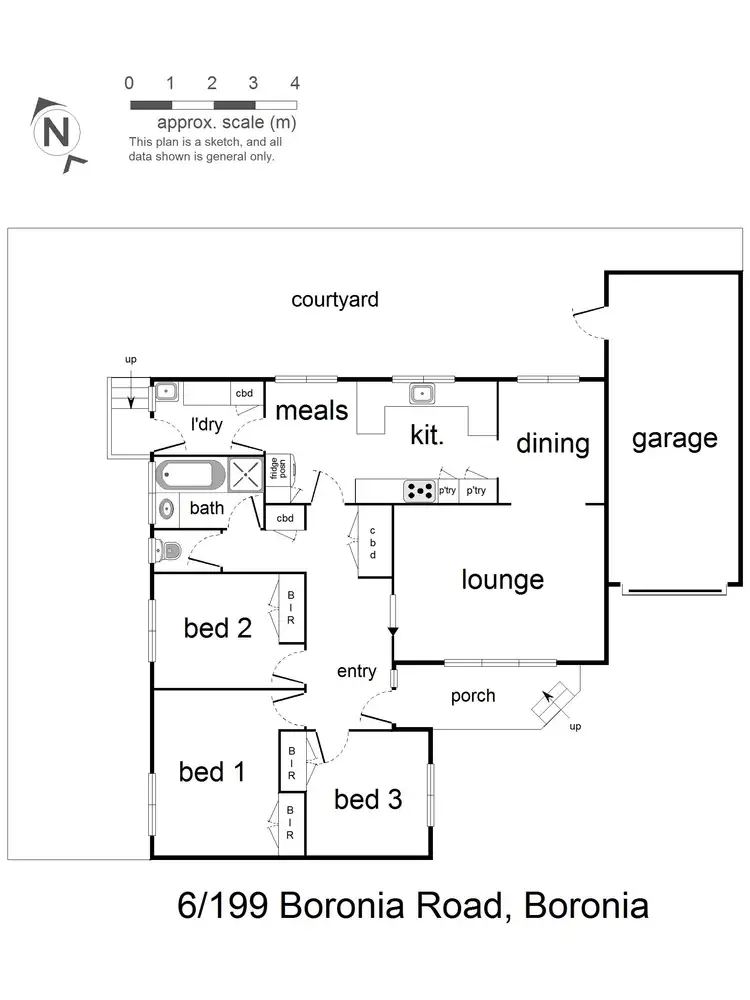 Floorplan of Homely house listing, 6/199 Boronia Road, Boronia VIC 3155