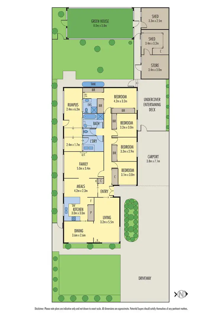 Floorplan of Homely house listing, 48 Graylea Avenue, Herne Hill VIC 3218