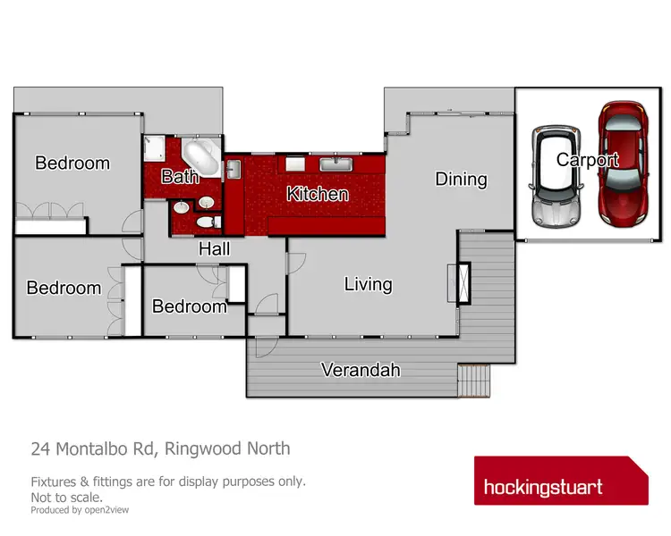 Floorplan of Homely house listing, 24 Montalbo Road, Ringwood North VIC 3134