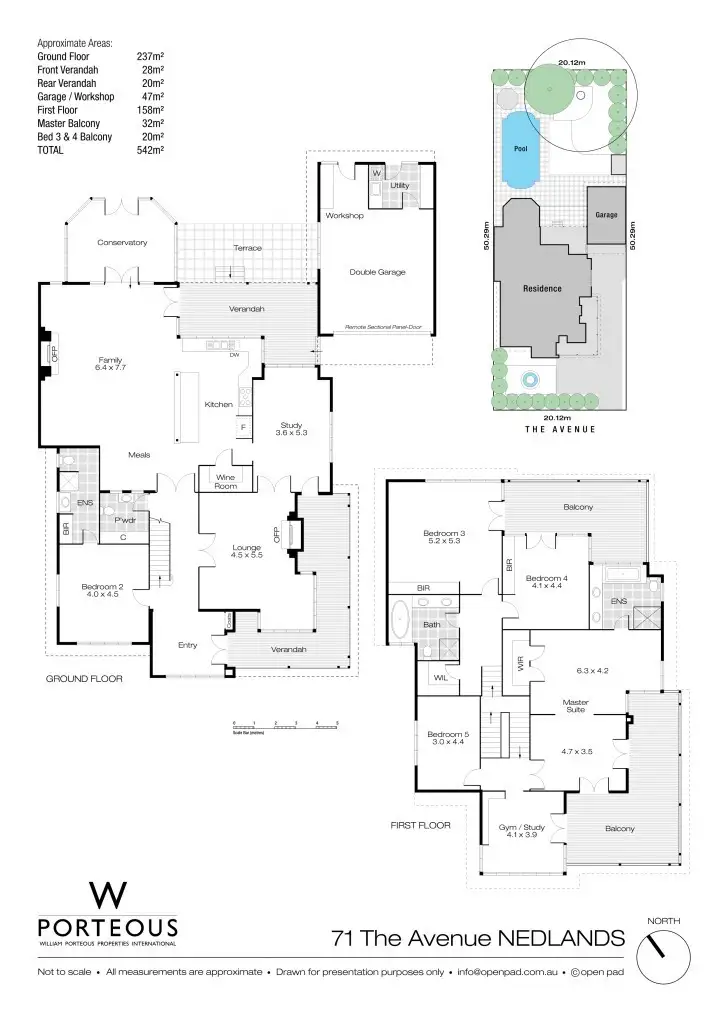 Floorplan of Homely house listing, 71 The Avenue, Nedlands WA 6009