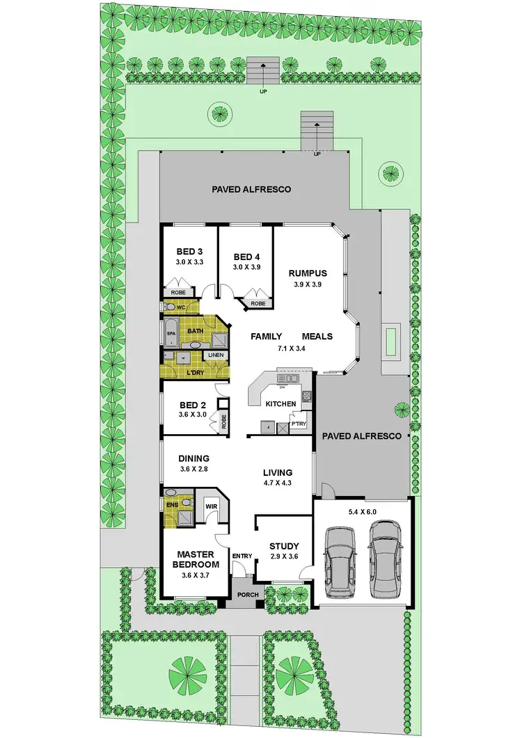 Floorplan of Homely house listing, 85 Kirkham Drive, Greenvale VIC 3059