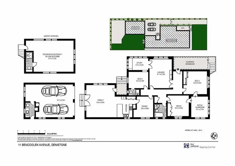 Floorplan of Homely house listing, 11 Bencoolen Avenue, Denistone NSW 2114