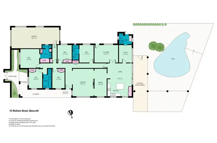 Floorplan of Homely house listing, 10 Welham Street, Beecroft NSW 2119