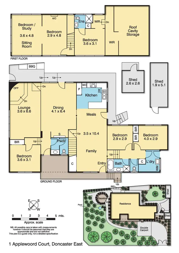 Floorplan of Homely house listing, 1 Applewood Court, Doncaster East VIC 3109
