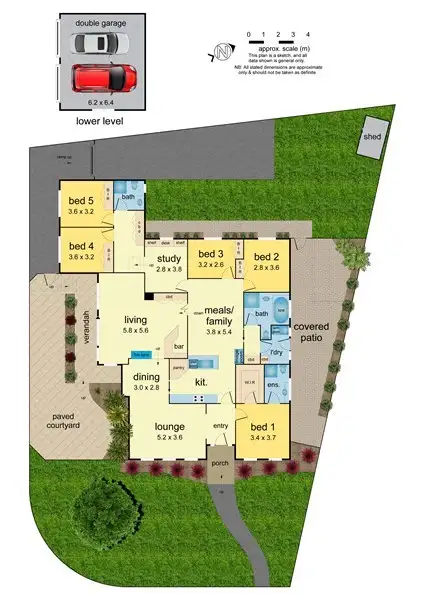 Floorplan of Homely house listing, 16 Mowbray Drive, Wantirna South VIC 3152
