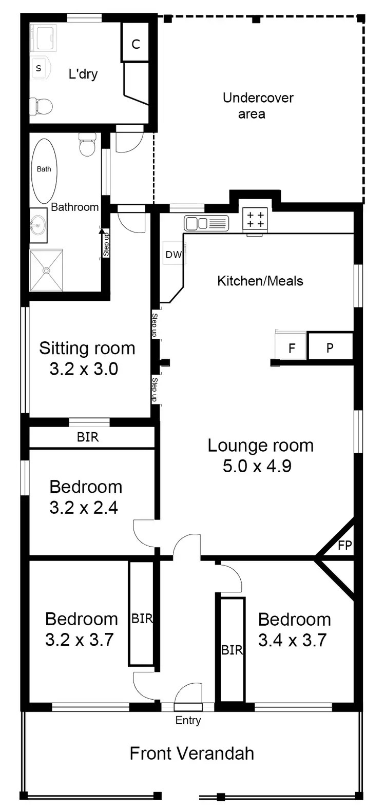 Floorplan of Homely house listing, 58 Best Street, Wagga Wagga NSW 2650