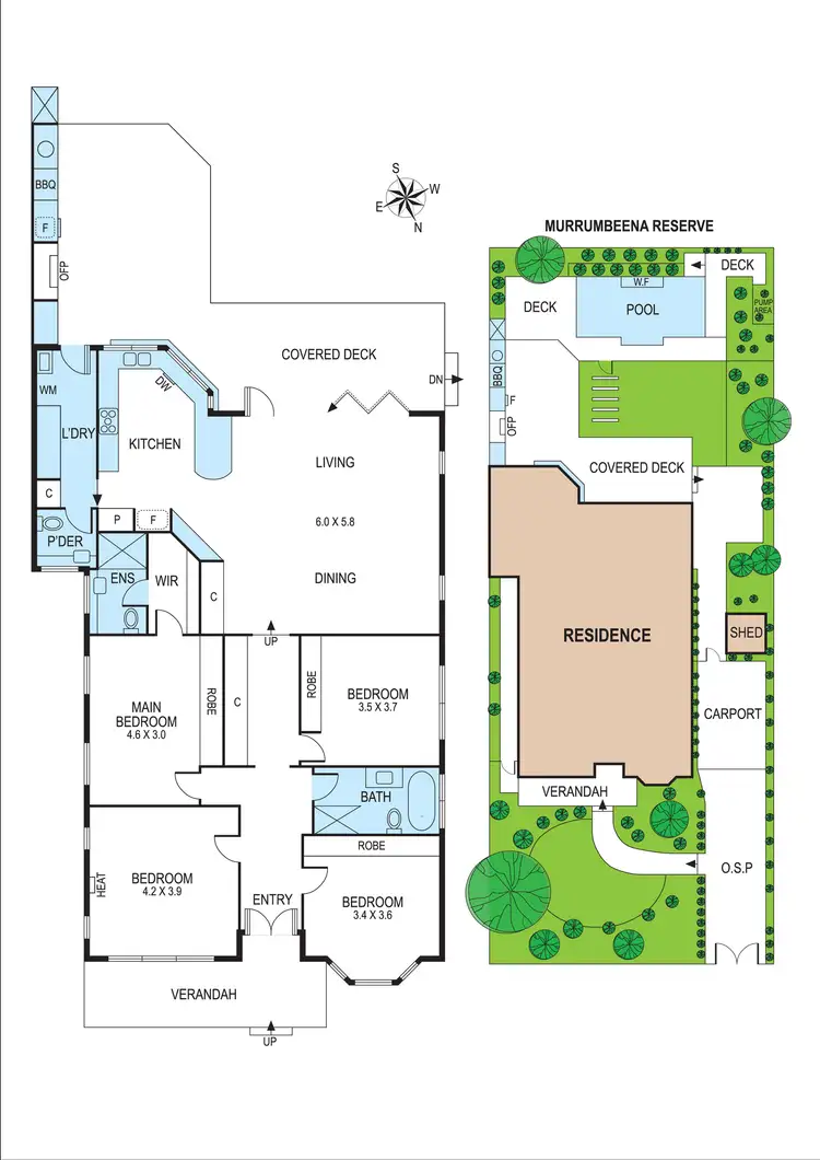 Floorplan of Homely house listing, 21 Erindale Street, Murrumbeena VIC 3163