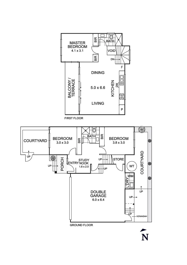 Floorplan of Homely townhouse listing, 3/11 Stubley Court, Greensborough VIC 3088