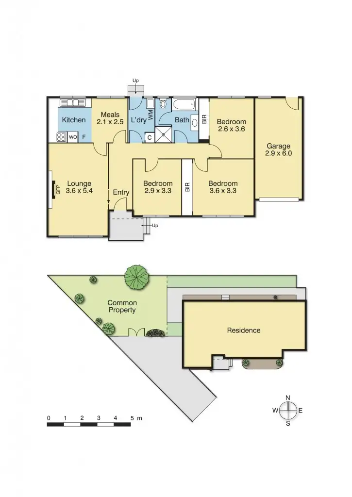 Floorplan of Homely unit listing, 2/49 Grove Road, Rosanna VIC 3084