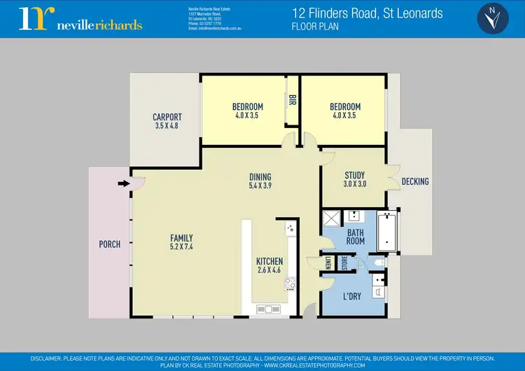 Floorplan of Homely house listing, 12 Flinders Road, St Leonards VIC 3223