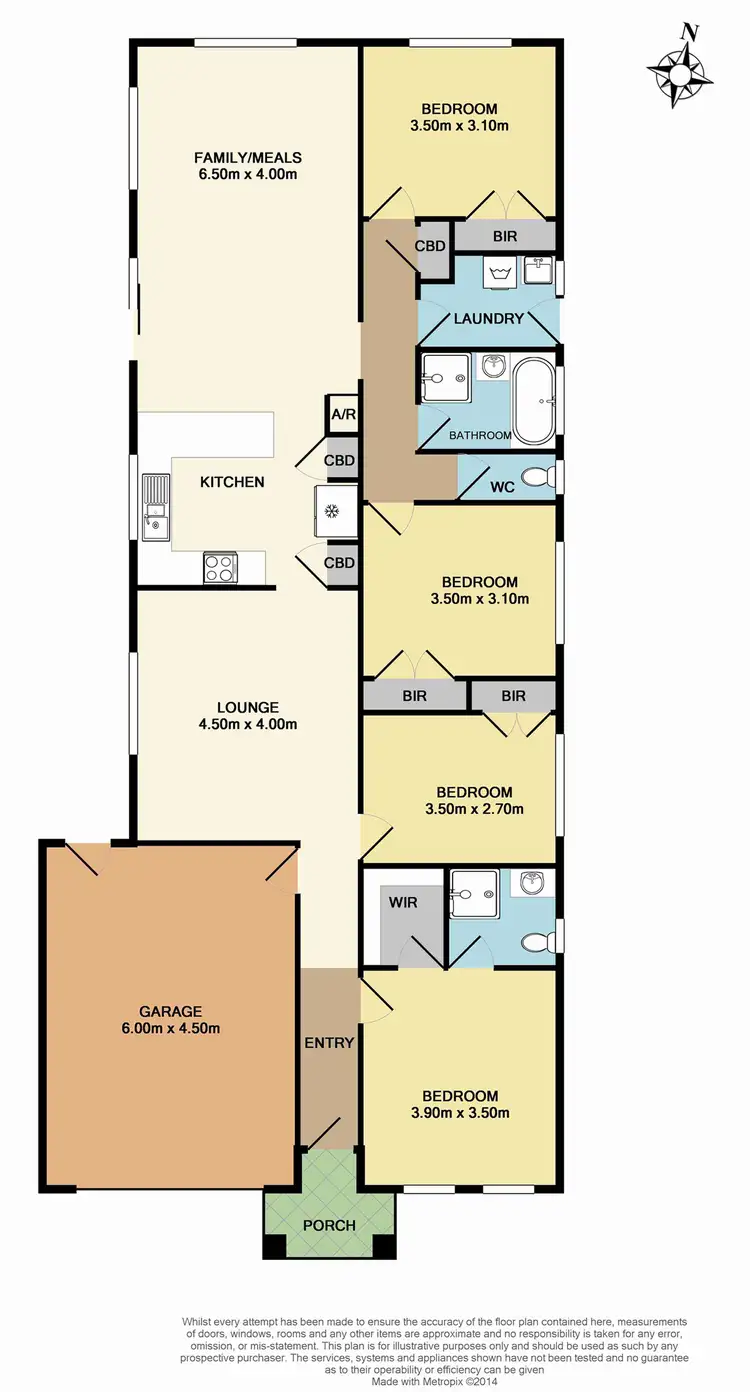 Floorplan of Homely house listing, 37 Tyrell Place, Berwick VIC 3806