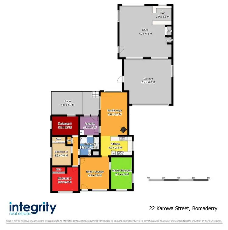 Floorplan of Homely house listing, 22 Karowa Street, Bomaderry NSW 2541