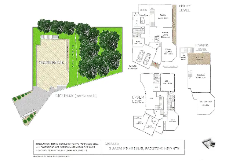 Floorplan of Homely house listing, 5 Jasmine Street, Padstow Heights NSW 2211