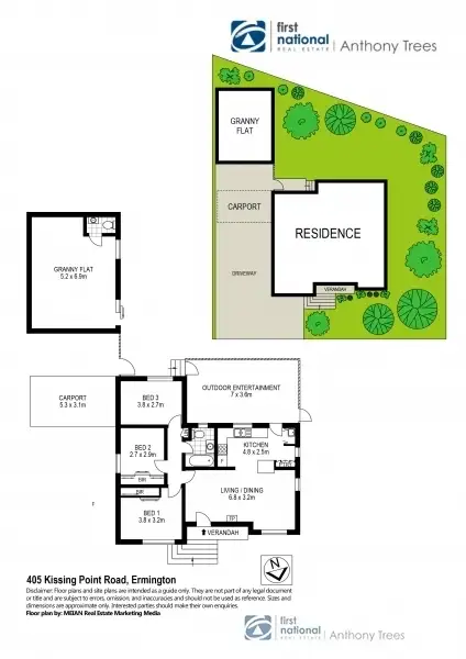 Floorplan of Homely house listing, 405 Kissing Point Road, Ermington NSW 2115