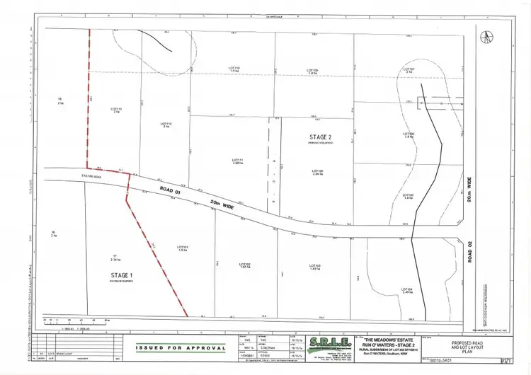 Floorplan of Homely land listing, lot 110 Waterview Road, (Meadows Stage 2), Goulburn NSW 2580