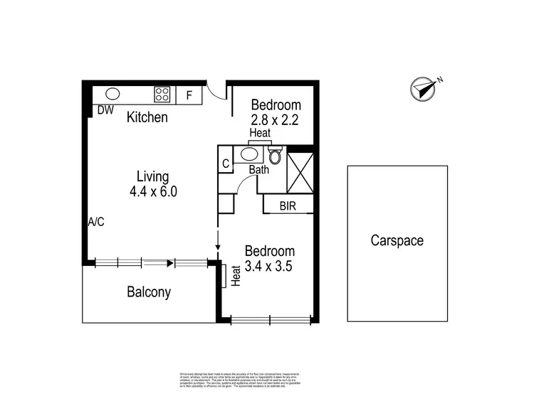 Floorplan of Homely apartment listing, 111/43 High Street, Preston VIC 3072