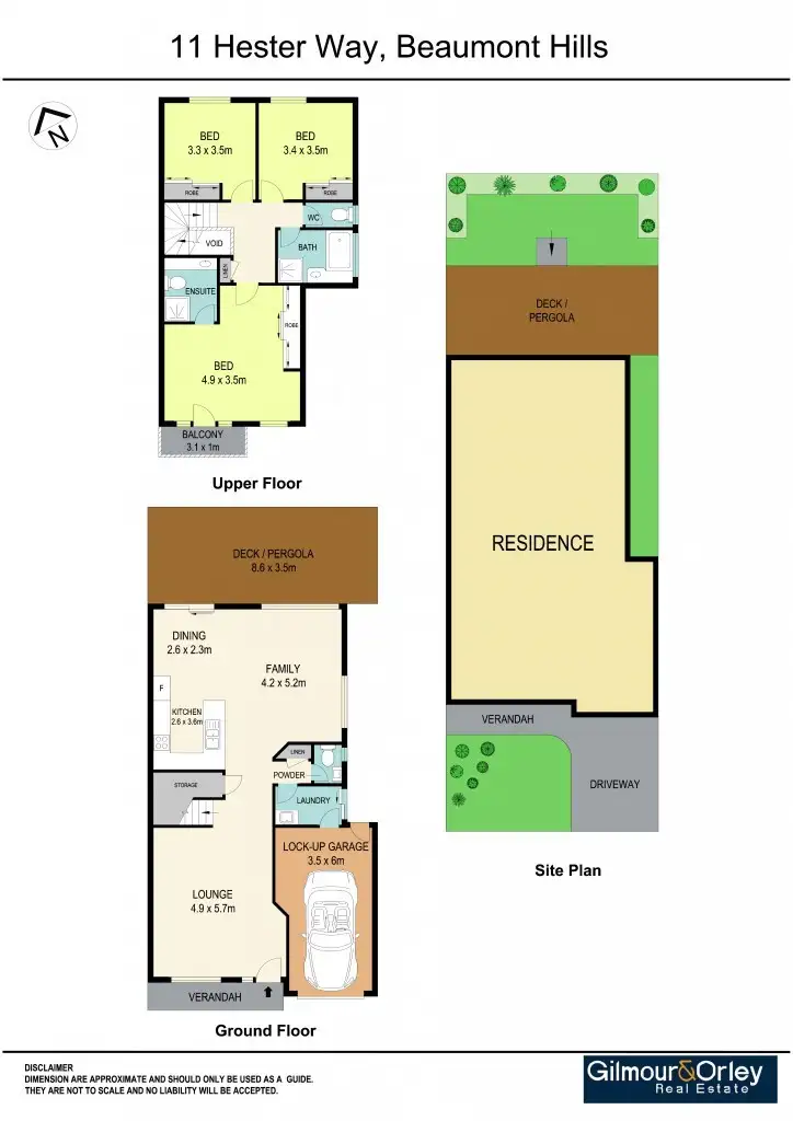 Floorplan of Homely house listing, 11 Hester Way, Beaumont Hills NSW 2155
