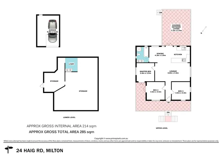 Floorplan of Homely house listing, 24 Haig Road, Milton QLD 4064