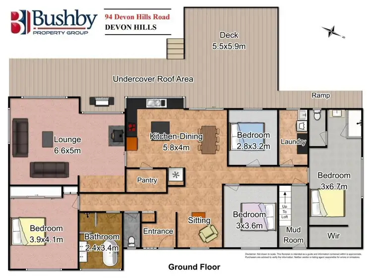 Floorplan of Homely house listing, 94 Devon Hills Road, Devon Hills TAS 7300