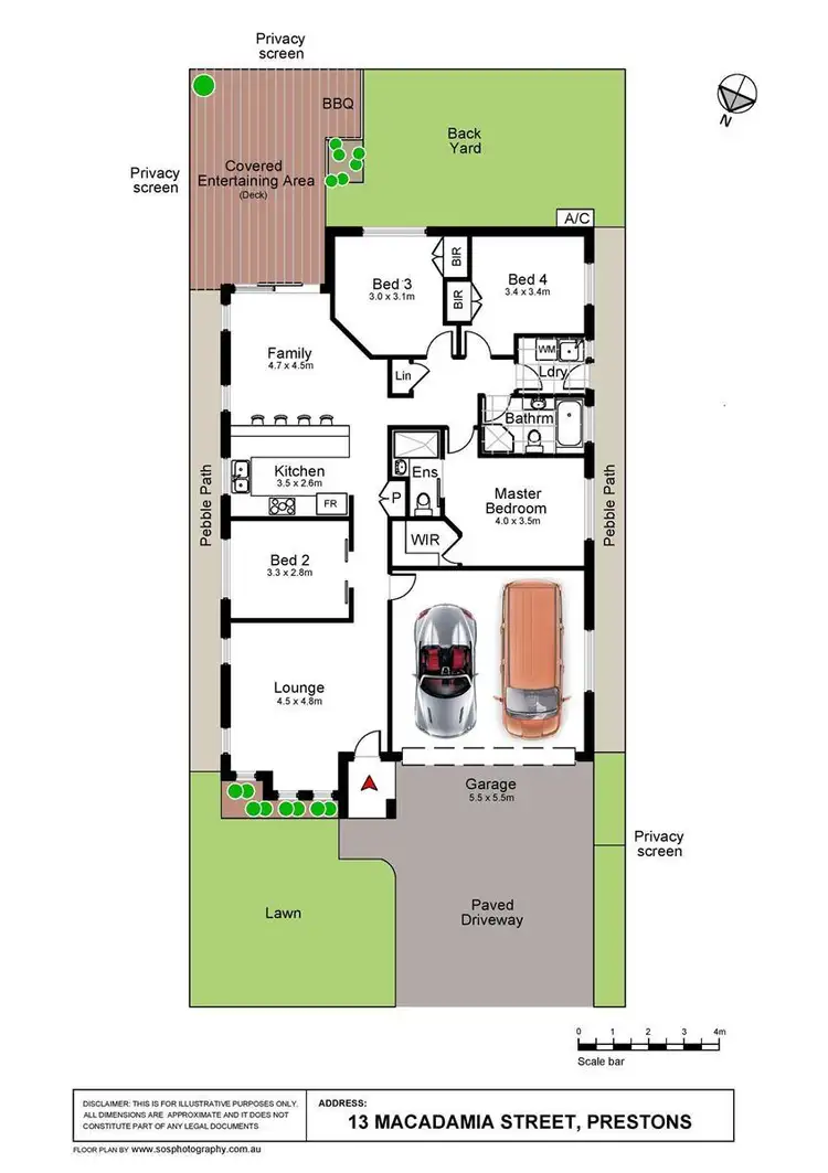 Floorplan of Homely house listing, 13 Macadamia Street, Prestons NSW 2170