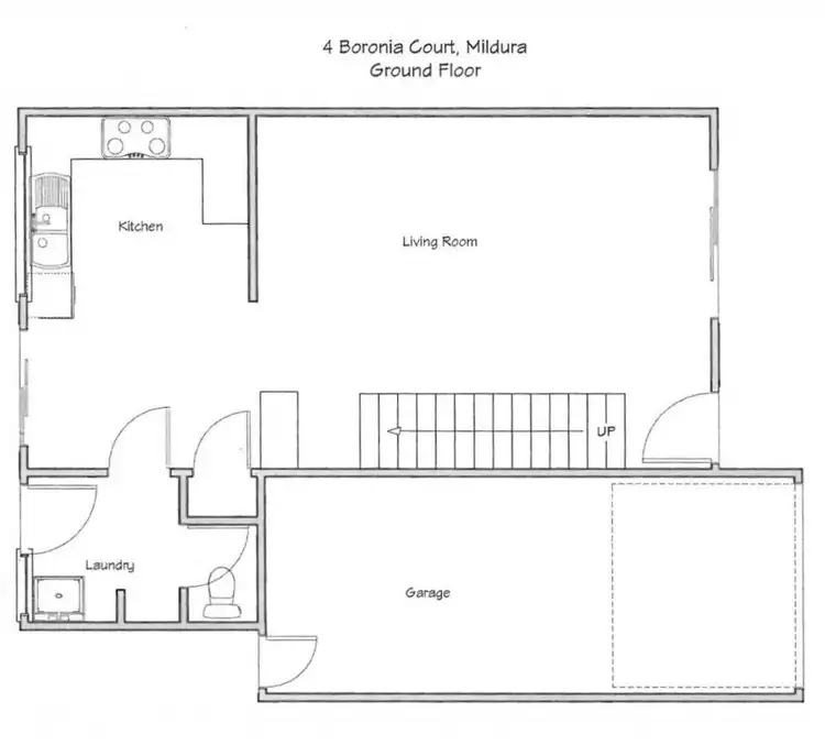 Floorplan of Homely house listing, 4 Boronia Court, Mildura VIC 3500