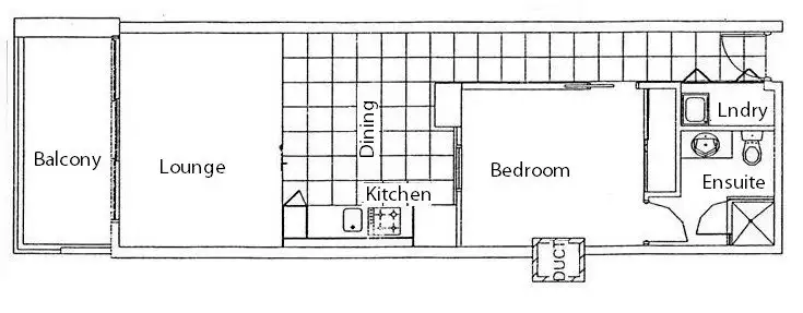 Floorplan of Homely apartment listing, 504/91 - 96 North Terrace, Adelaide SA 5000