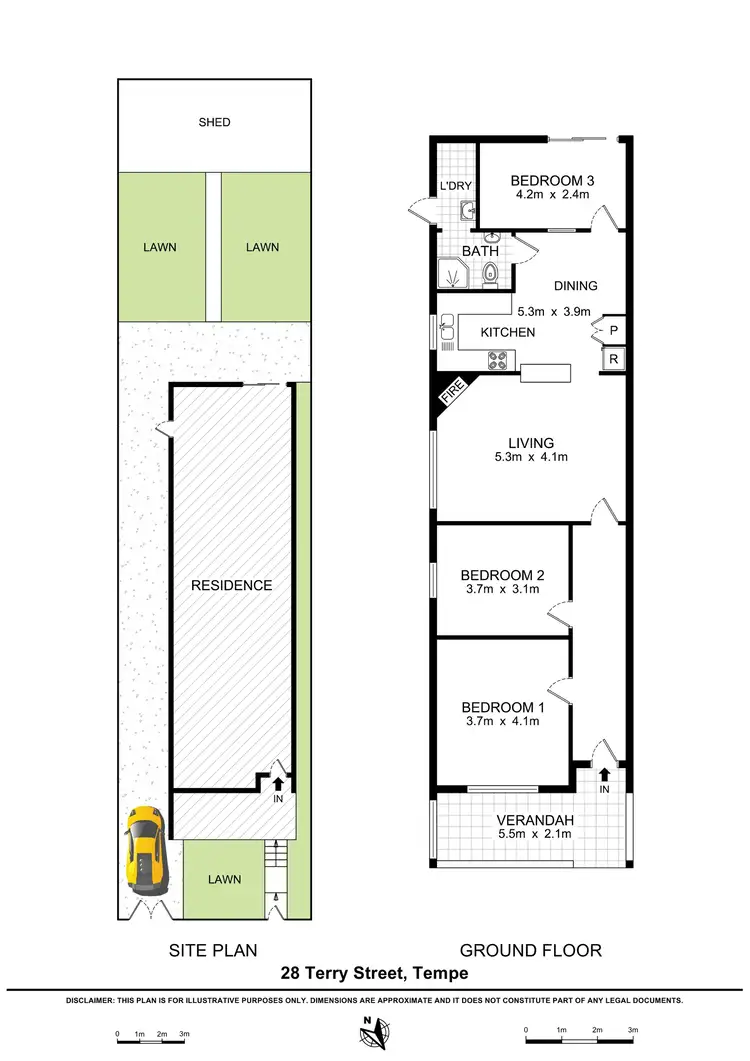 Floorplan of Homely house listing, 28 Terry Street, Tempe NSW 2044