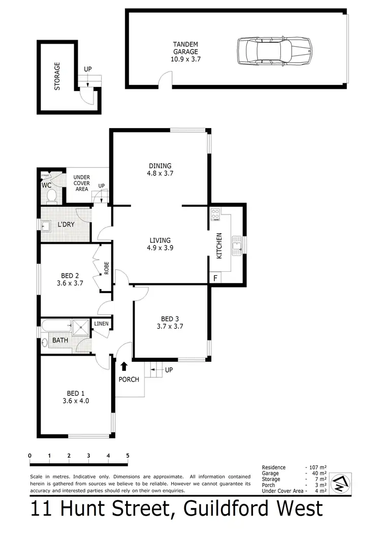 Floorplan of Homely house listing, 11 Hunt Street, Guildford West NSW 2161