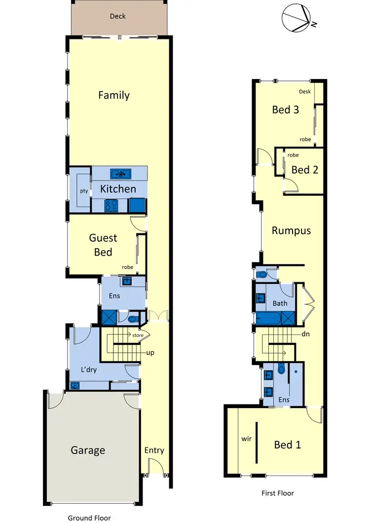 Floorplan of Homely townhouse listing, 2/8 Marabou Place, Aspendale VIC 3195