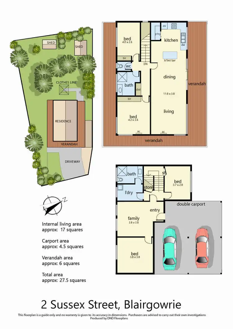 Floorplan of Homely house listing, 2 Sussex Street, Blairgowrie VIC 3942