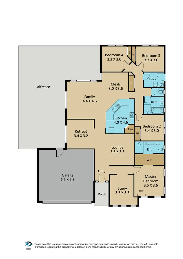 Floorplan of Homely house listing, 6 Asthima Way, Caroline Springs VIC 3023