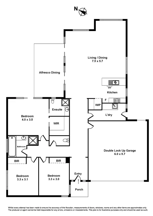 Floorplan of Homely house listing, 2/26 Maidstone Street, Altona VIC 3018