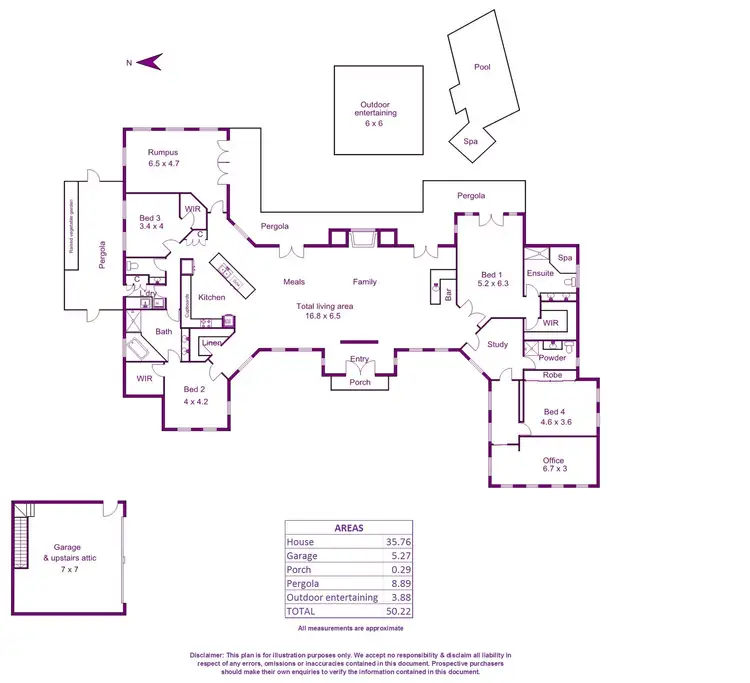 Floorplan of Homely house listing, 572 Salisbury Road, Beaconsfield Upper VIC 3808