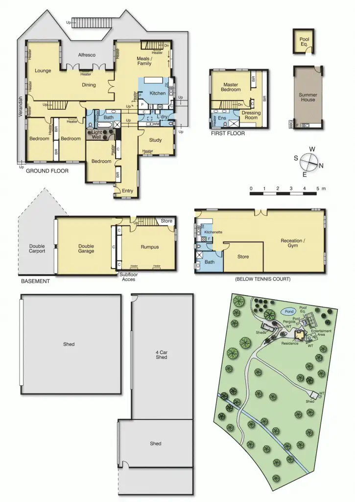 Floorplan of Homely house listing, 885 Eltham-Yarra Glen Road, Kangaroo Ground VIC 3097